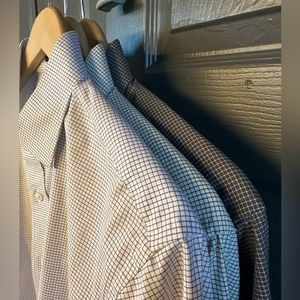 J Crew men’s Ludlow dress shirts. Lot of 3. Slim. 15 1/2 x 34. Worn once